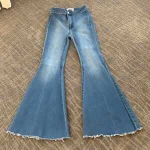 We The Free Flare Jeans in Classic Blue